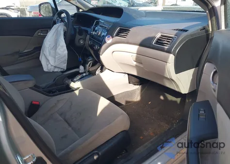 2013 Honda Civic Lx из США, поврежденный, VIN 2HGFB2F59DH528755